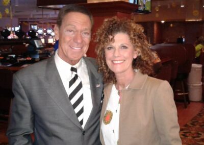 Leslie Norris Townsend and Joe Piscopo at The Carson City Nugget in Nevada